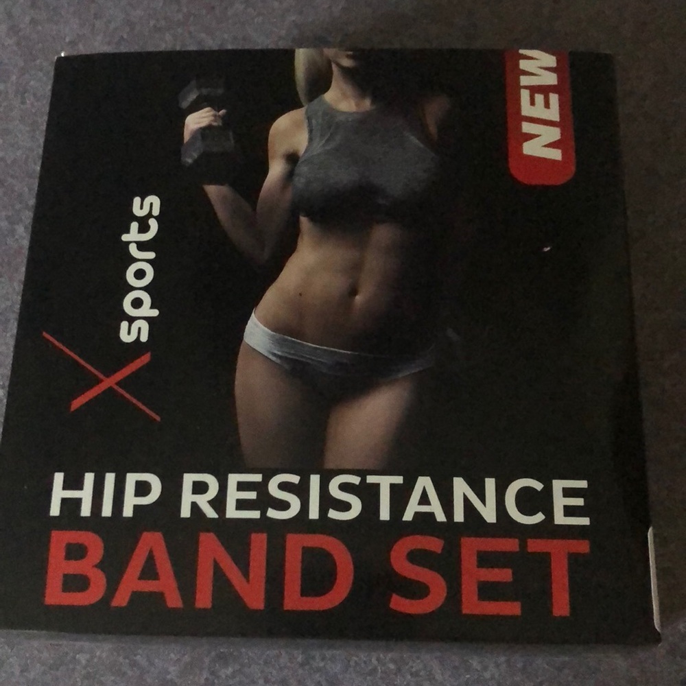 X SPORTS Hip Resistance Band Set
